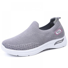 Zapatos casuales de mujer con suela suave y empinada. Zapatillas deportivas transpirables de moda para mujer.