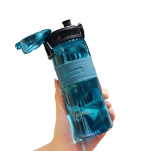 Gobelet de sport en plastique, gobelet anti-chute portable pour l'extérieur, filtre tropical, gobelet spatial, gobelet rebondissant pour étudiants,