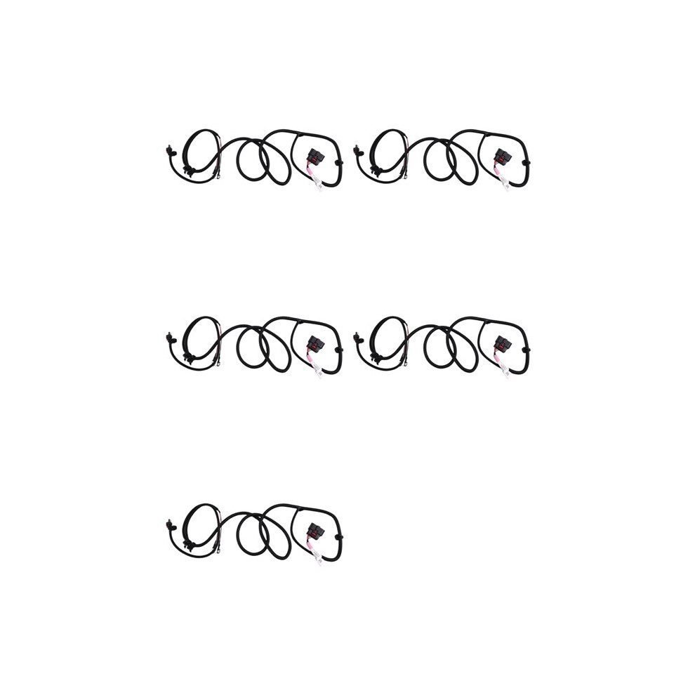 5X For Model Y 2024 Front Bumper Reversing Wiring Harness Belt Fog Lamp Interface 1489045-04-D 148904504D 6031563800183