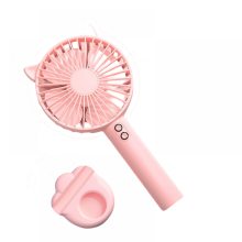 Ventilateur USB portable et rechargeable, petit ventilateur silencieux pour chambre d'étudiant ou bureau, idéal comme veilleuse ou petit