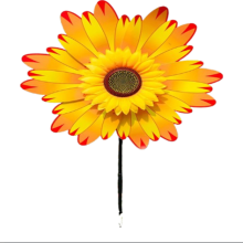 36cm Black Rod sunflower kindergarten June1activity advertising decoration double sunflower windmill outdoor ground