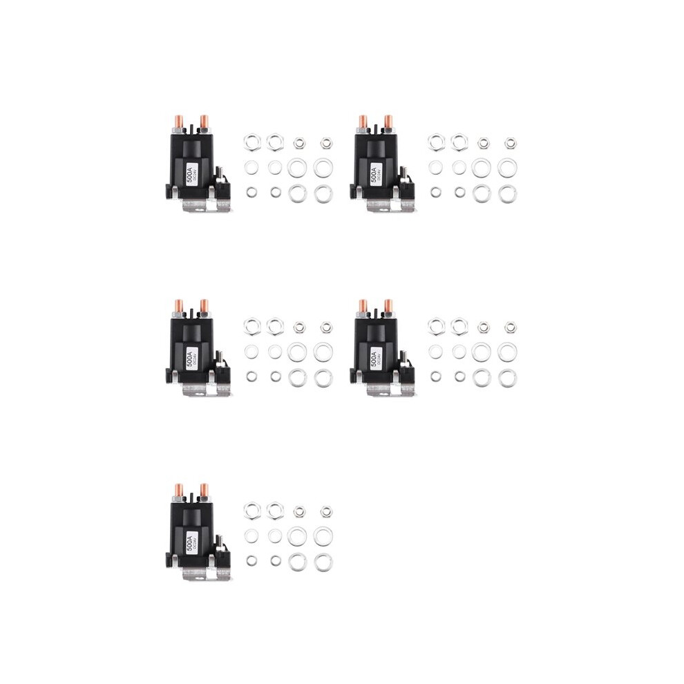 5X High Current Relay 500A 24V Dual Battery Start Relay Current Car Power ,Starting Relay,Auto Start Contactor 4711252449665