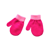 Guantes de invierno cálidos para niños de 1 a 4 años, ideales para preescolar y primaria. Guantes de punto acrílicos resistentes a los arañazos.