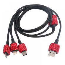 Diamant bilhammer dobbelt USB-oplader boremaskine bil cigarettænder USB Diamantoplader