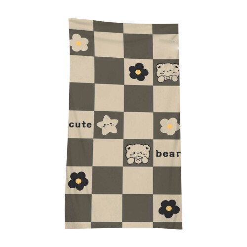 Serviette de plage en microfibre à séchage rapide et motif tendance