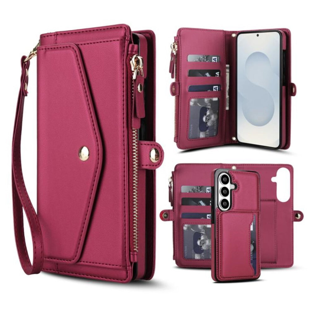 Samsung Galaxy S26+ 5G Pu Leather Wallet Case With Magnetic 974856095995