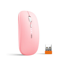 INPHIC M1P oplaadbare draadloze muis met batterij-indicator