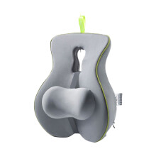 Almofada de suporte lombar ortopédico, almofada para encosto de cadeira, almofada ajustável deslizante para cadeiras de escritório/gamer.