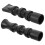 Nozzle Uisceadáin ABS Dubh Cothabháil Éasca agus Iontaofa2Pcs 1