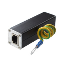 Gigabit Ethernet Surge Protector Metal Housing 1 Pack