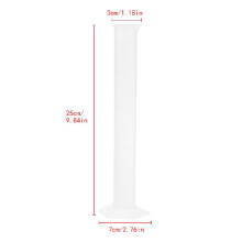 Tubo de ensaio de hidrômetro de plástico Tizuqe100ml para fabricação caseira de uísque, álcool, cerveja, vinho e hidromel.