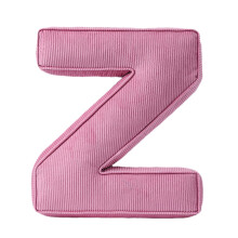 Kordbársony ábécé betűs párnák (AZ), ölelő forma, dekoratív díszpárnák cipzárral, kompatibilis kanapéval/hálószobával/nappalival