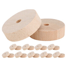 Wooden Craft Wheels Unfinished 35mm 20 pcs