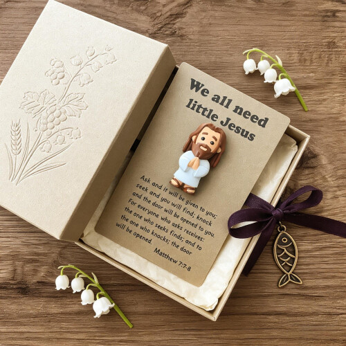 Gift Card, Littles Jesuses Inspiration Figure With Scripture Card 1