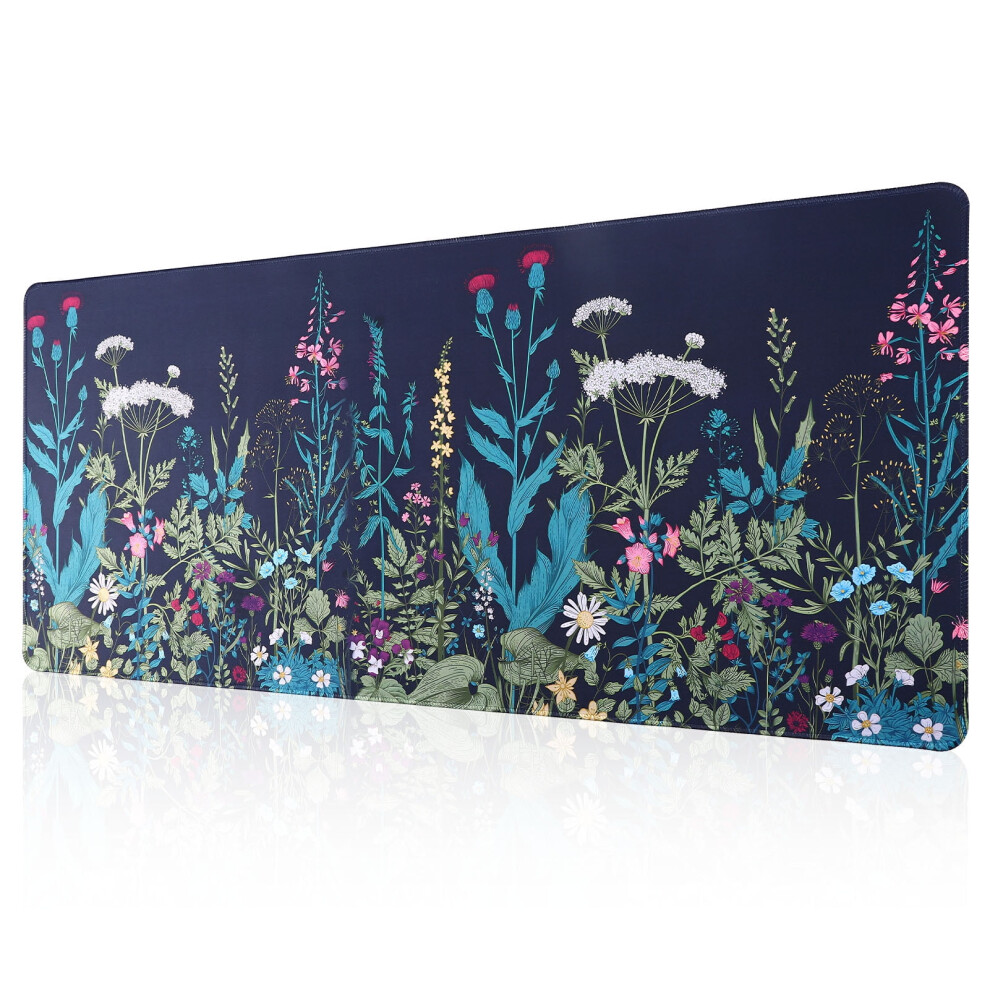 Xxl Gaming Mouse Pad 35.4X15.7", Non-Slip Rubber Base, 3Mm Thick, Stitched Edges, Compatible With All Mice 9028731992761