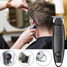 Draadloze haartrimmer, 0 mm precisietrimmer, snoerloze verzorgingsset voor mannen, oplaadbare baardtrimmer, professionele prestaties,