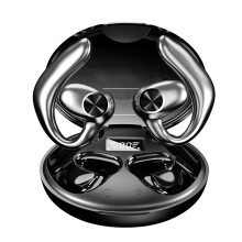 Wireless Bluetooth Earbuds w/ 80H Playtime, IPX7 Waterproof, Earhook, Deep Bass, Wireless Charging Case – Compatible with TV, Phone, Laptop