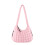 Bolsa de ombro acolchoada puffer feminina, estilo hobo, leve e prática. 1