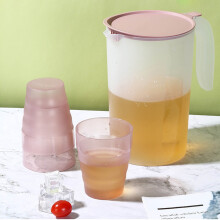 Ensemble d'hydratation complet avec pichet et tasses - Solution de boissons prête à conserver au réfrigérateur pour les réunions de famille et