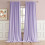 Lavender Room Darkening Curtains Rod Pocket Back Tab 1