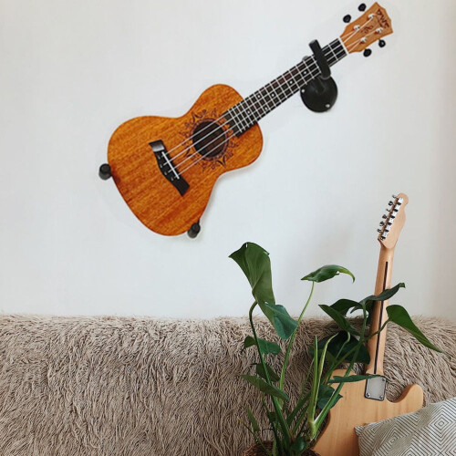 1Set Stable Guitar Wall Hook Iron Mount for Horizontal Music Instruments
