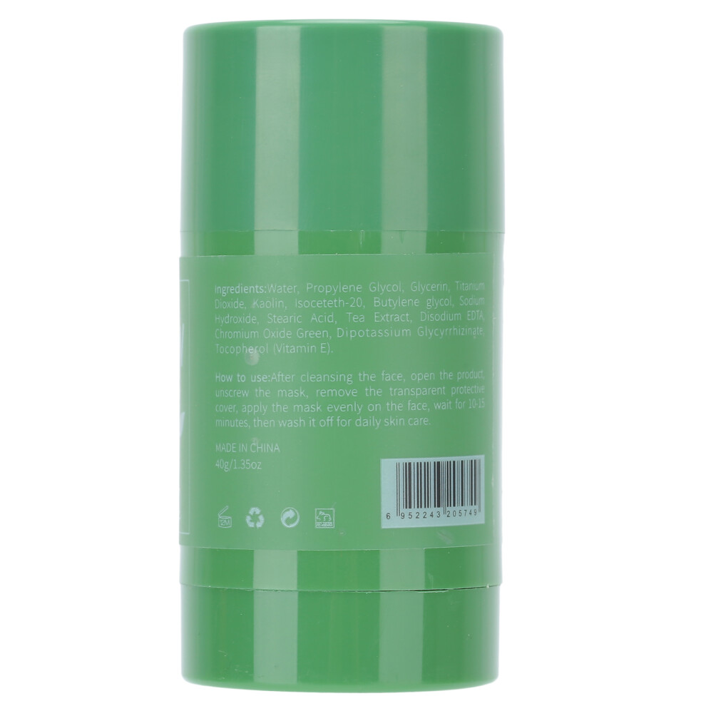 Green Tea Facial Mask 40G - Moisturizing, Oil Control, Rejuvenating & Whitening