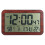 Temperature Clock Digital Wall Clock Black Plastic 1Pack 1