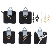 Kit di movimento per orologio al quarzo silenzioso, composto da 5 pezzi e 7 set di lancette.
