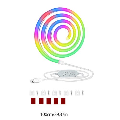 Bande LED néon flexible RGB avec synchronisation musicale Bluetooth 2