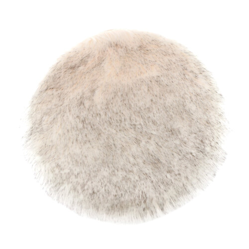 Seat Cushion Pad Artificial Mat White Gray 33cm 2
