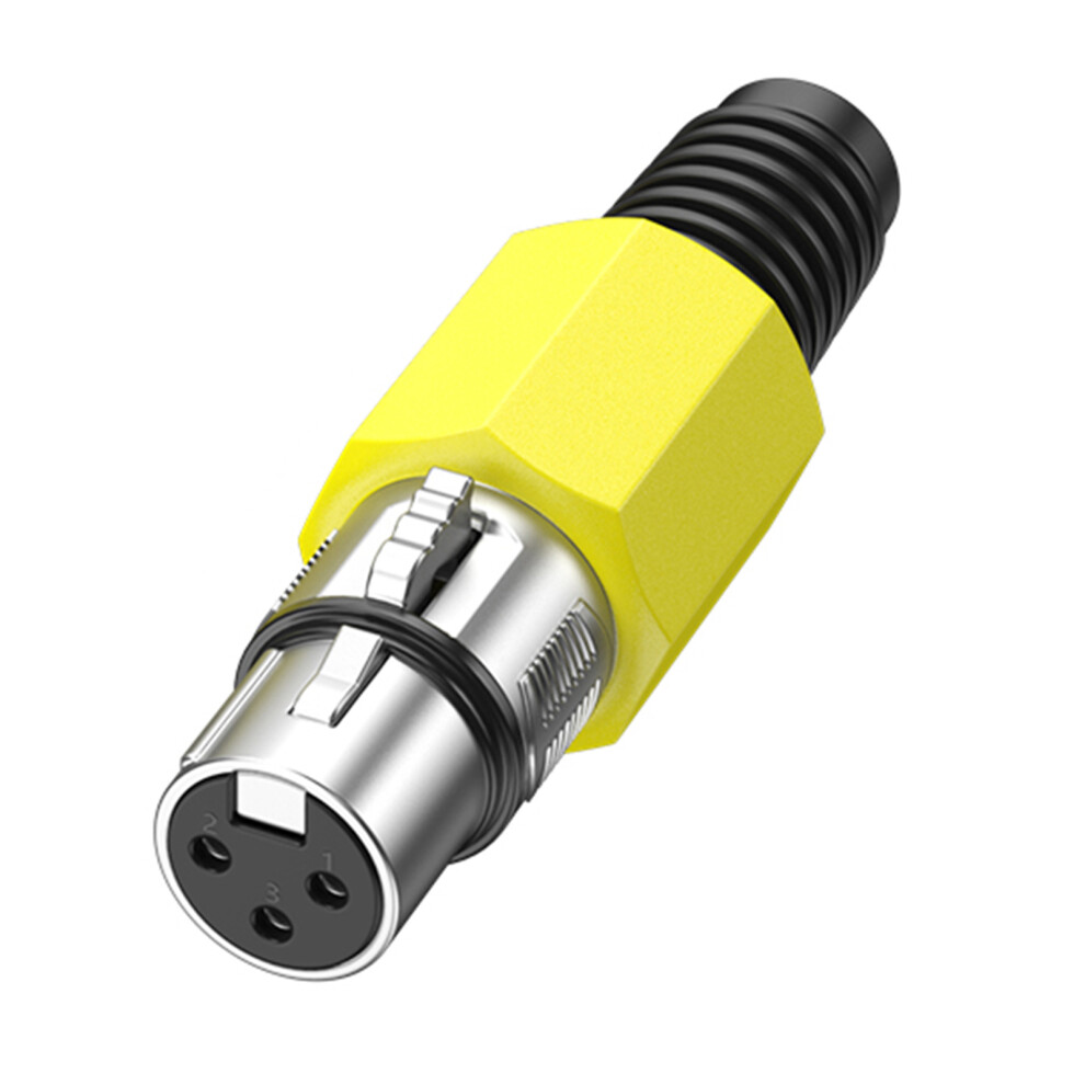 Professional 3Pin Connector Male And Female Auditory Plug For Microphones And Line Adapter 9083649374771