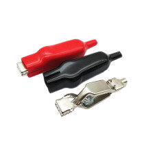 2Pcs Spring Clip 20A PVC Sheathed Spring Clamps Electric Test Clip Spring Clamp for Car Auto Vehicle