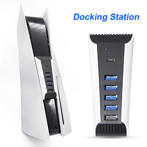 Estación de acoplamiento USB para PS5 5 en 1