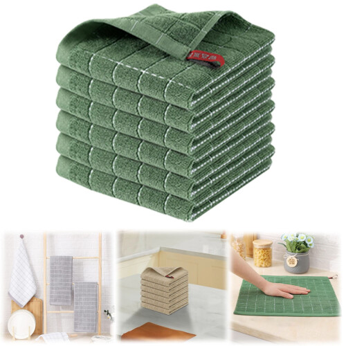Microfiber Dish Towels – Absorbent, Lint-Free, Thick & Soft, Compatible with Kitchen Use, Fast Drying & Multipurpose