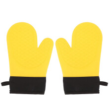 Gants de cuisine en silicone résistants à la chaleur, lot de 2, 13,5 x 27,5 cm
