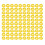 100PCS Yellow Plastic Pigeon Leg Rings 8mm for identification 1
