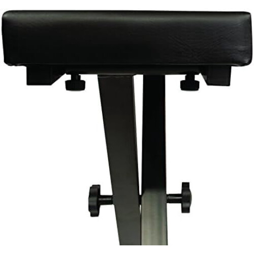 JamStands MB100 Medium Keyboard Bench with Cushioned Seat 2
