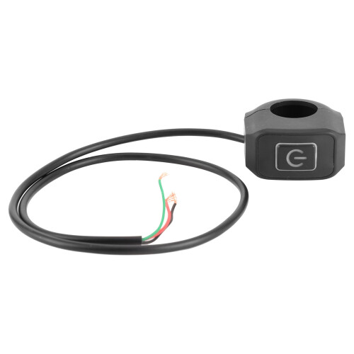 Motorcycle Handlebar Light Switch Push Button Waterproof 22mm LED White 1