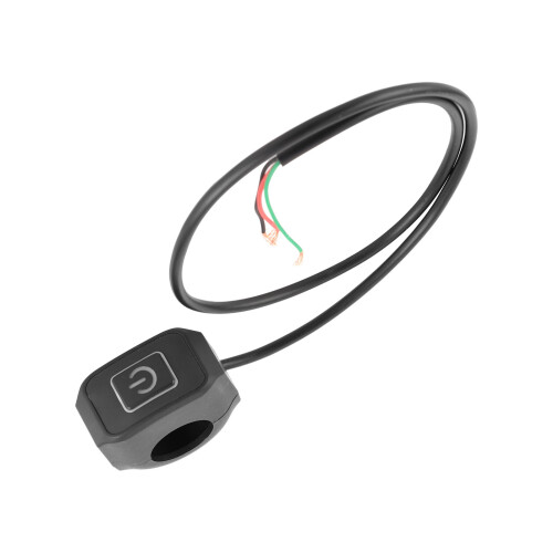 Motorcycle Handlebar Light Switch Push Button Waterproof 22mm LED White 2