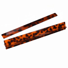 20" Mahjong Rack with Slotted Design, Detachable Acrylic Tortoiseshell Tile Holder, Non-Slip – Compatible with Standard Tiles