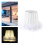 ANGGREK white fabric lamp shade small 1