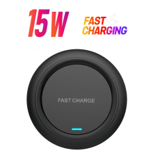 15W Ultra-Slim Qi Wireless Charger Pad Compatible with iPhone 14/13/12/11/X & Samsung Galaxy S23/S22/S21/S20