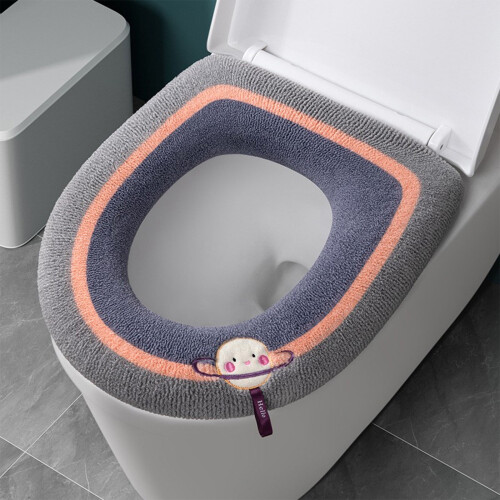 Housse de siège de toilette épaisse et lavable pour formes O/U/V