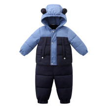Snowsuit Baby Boy Hoodie Bera Ear Baby Romper Baby Warm Outfits Girl Puffy Coat Jacket Preemie Clothes Girl 12-18 Months