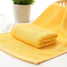 YOLOKE Hand Towels, Baby Wash Cloths, Multi-Purpose Fingertip Towels, Super Soft Face Cloths for Baby/Kids/Bathroom/Hotel/Spa/Kitchen (Yellow)