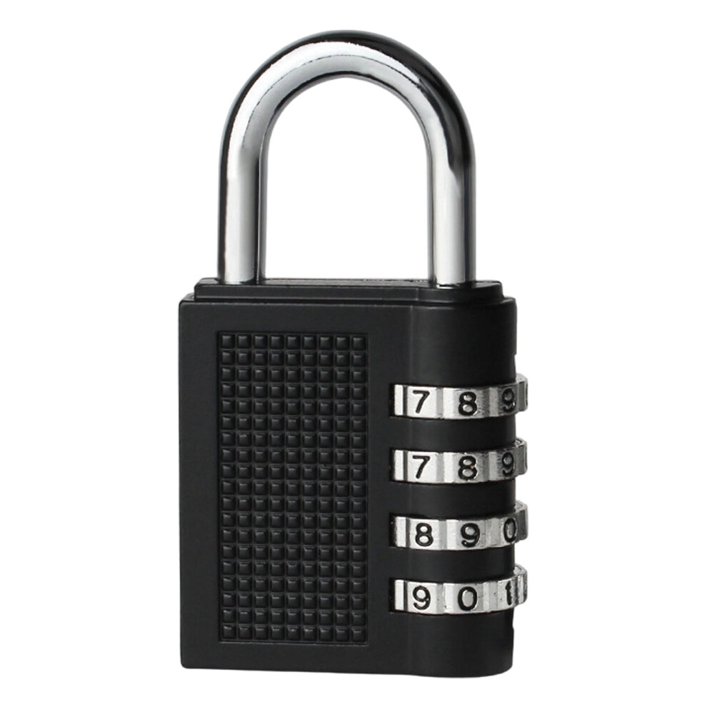 4-Digit Combination Padlock Black 40Mm 9181073810671