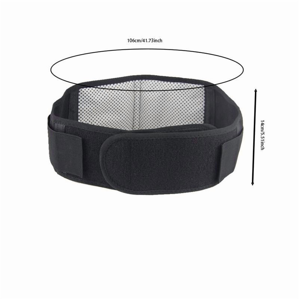 Magnetic Self Heating Waist Back Therapy Wrap Brace Support Belt GX