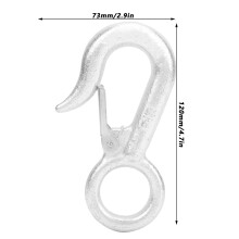 1000lb Alloy Steel Crane Hook with 22.5mm Opening for Lifting and Rigging