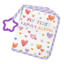 Baby's Firsts Fotoalbum – Weiches Stoffalbum, 10 x 15 cm, mit