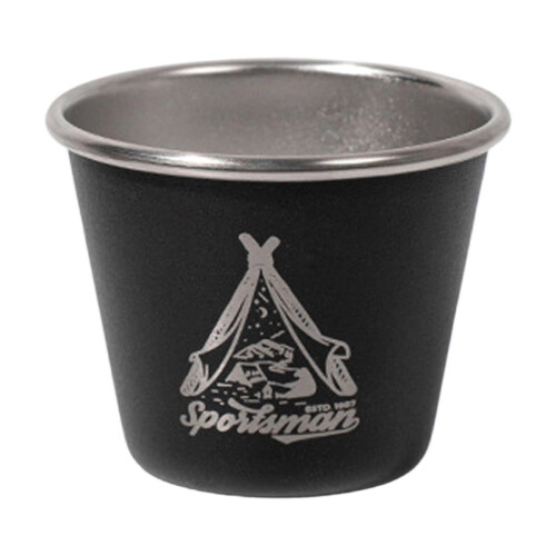 Camping-Schnapsglas aus Edelstahl, 50 ml